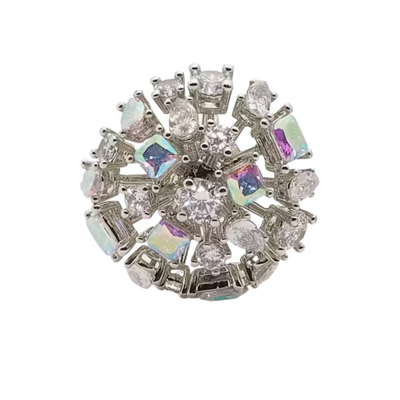 KATE SPADE Iridescent Crystal Cluster Stud Earrings - Picture 3 of 6